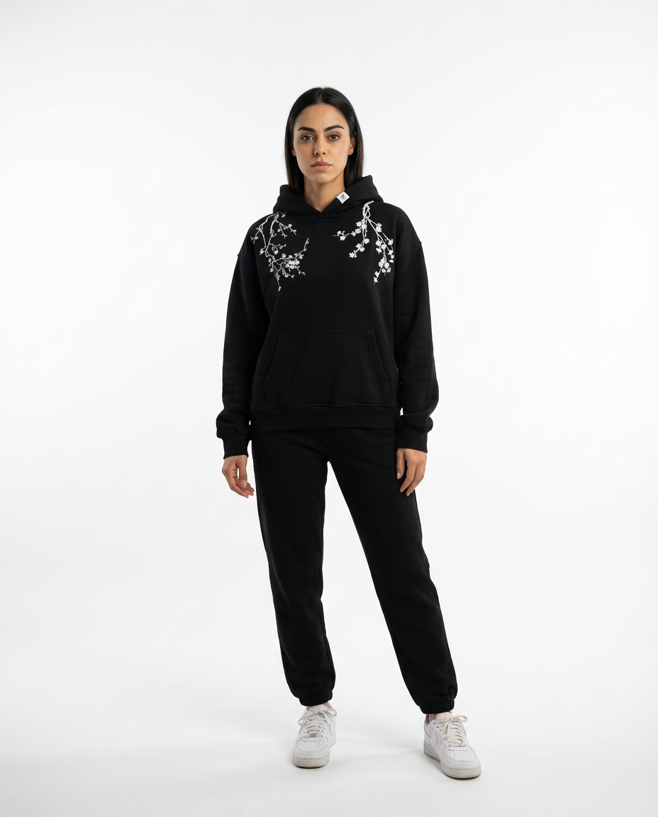 MIDNIGHT BLOSSOM HOODIE