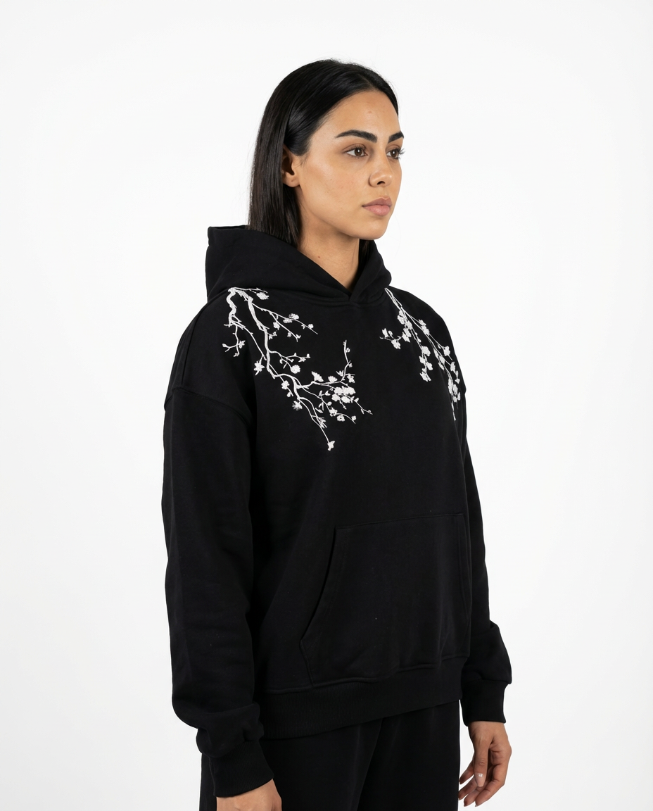 MIDNIGHT BLOSSOM HOODIE