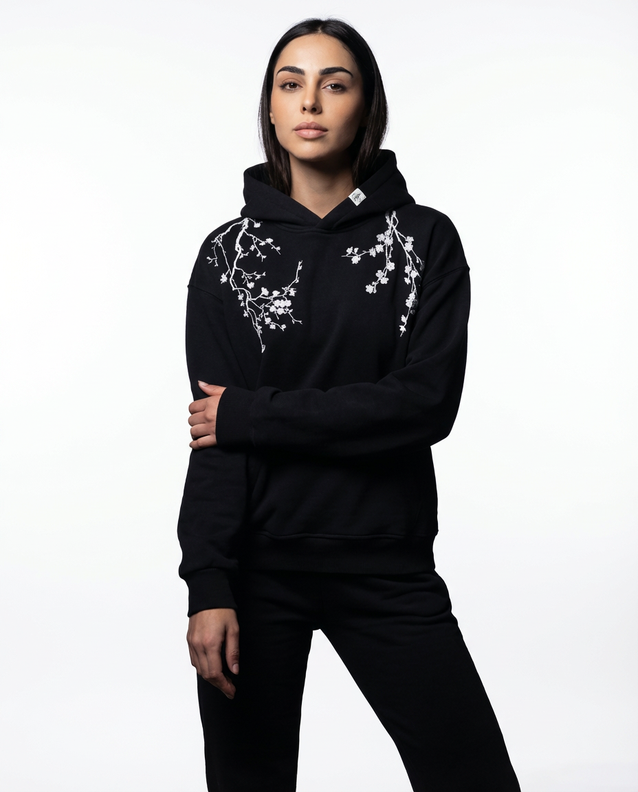 MIDNIGHT BLOSSOM HOODIE